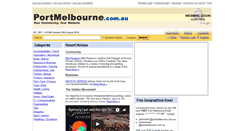 Desktop Screenshot of portmelbourne.com.au